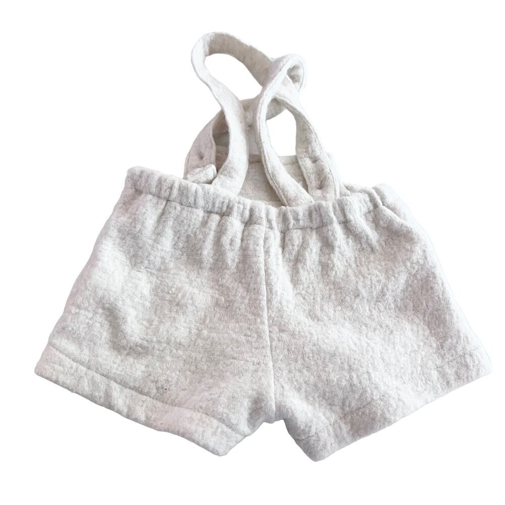 Belati boys ivory wool blend overall shorts size 12 months - Picture 4 of 9